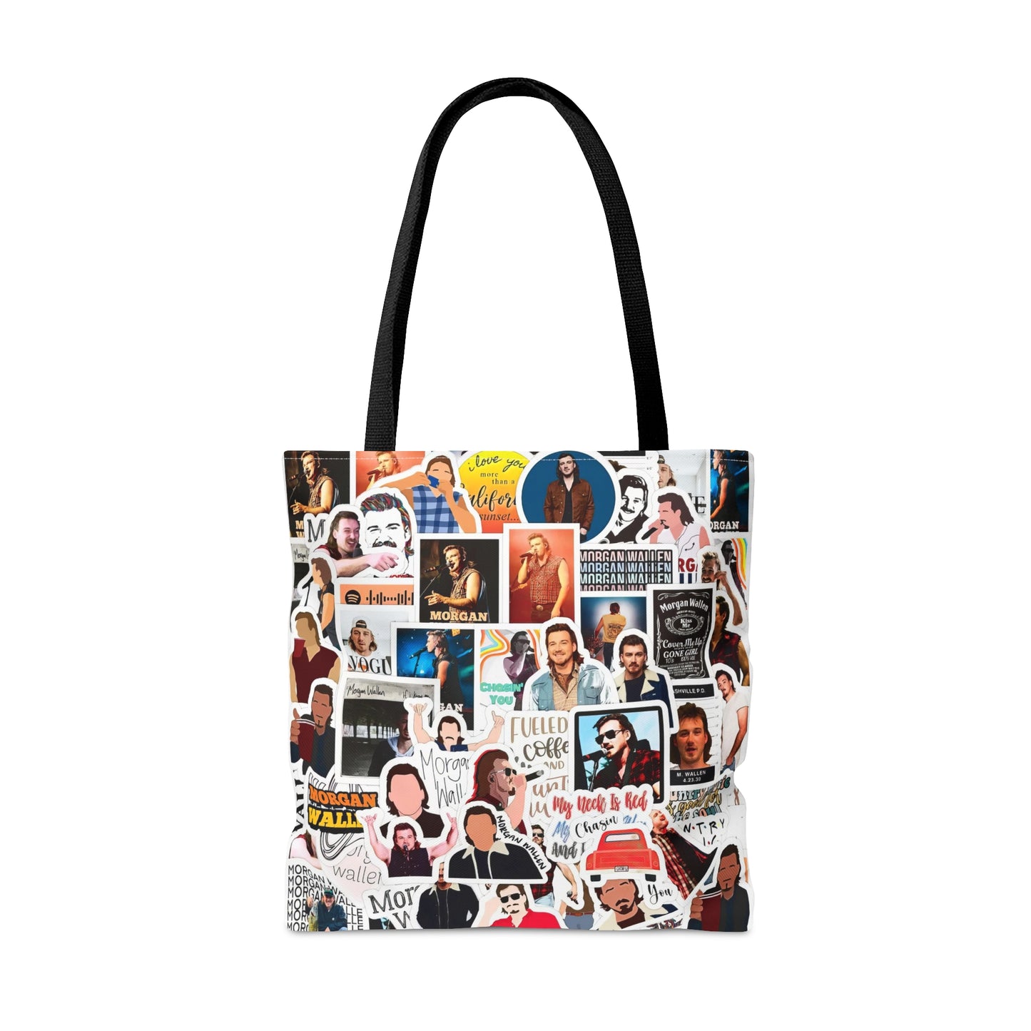 Morgan Wallen Sticker Collage Tote Bag