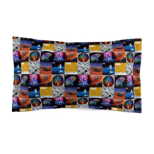 Muse Album Cover Collage Microfiber Pillow Sham