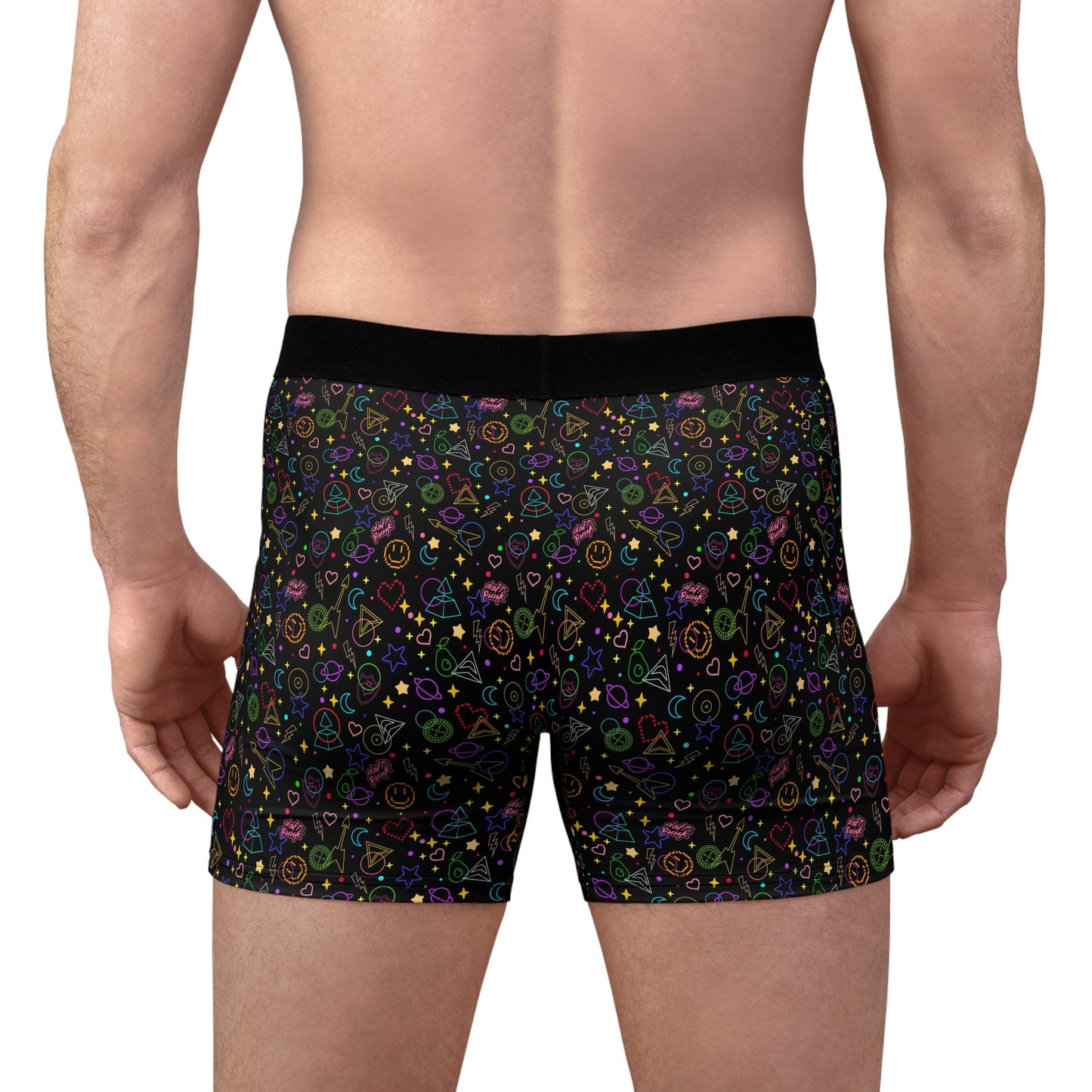 Daft Punk Arcade Carpet Pattern Men's Boxer Briefs Underwear