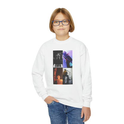 Post Malone On Tour Collage Youth Crewneck Sweatshirt