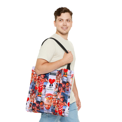 Bad Bunny Un Verano Sin Ti Photo Collage Tote Bag