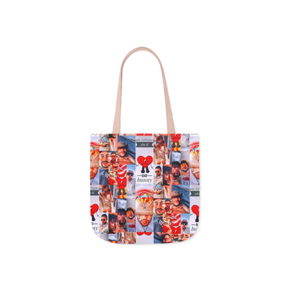 Bad Bunny Un Verano Sin Ti Photo Collage Polyester Canvas Tote Bag