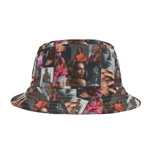 Beyoncè Portraits Photo Collage Bucket Hat