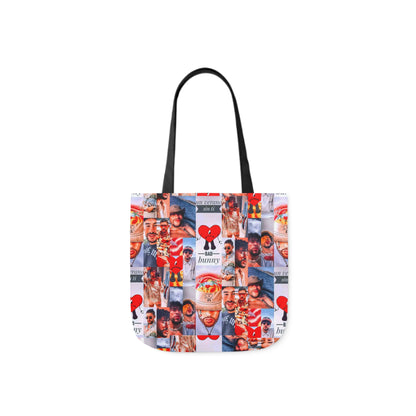 Bad Bunny Un Verano Sin Ti Photo Collage Polyester Canvas Tote Bag