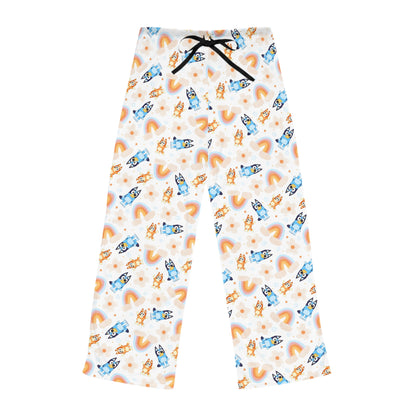 Bluey Rainbows & Flowers Pattern Women's Pajama Pants