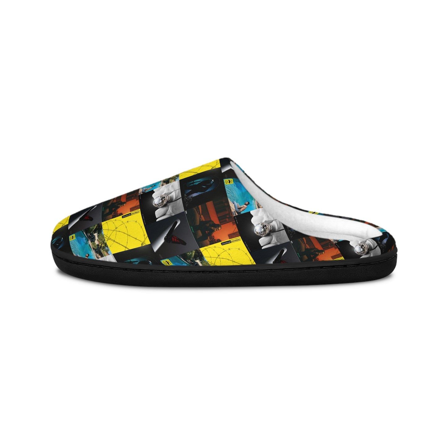 Post Malone Album Art Collage Men's Indoor Slippers