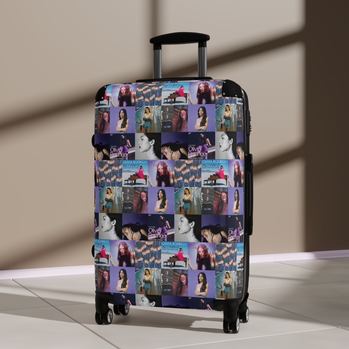 Olivia Rodrigo Album Cover Art Collage Suitcase