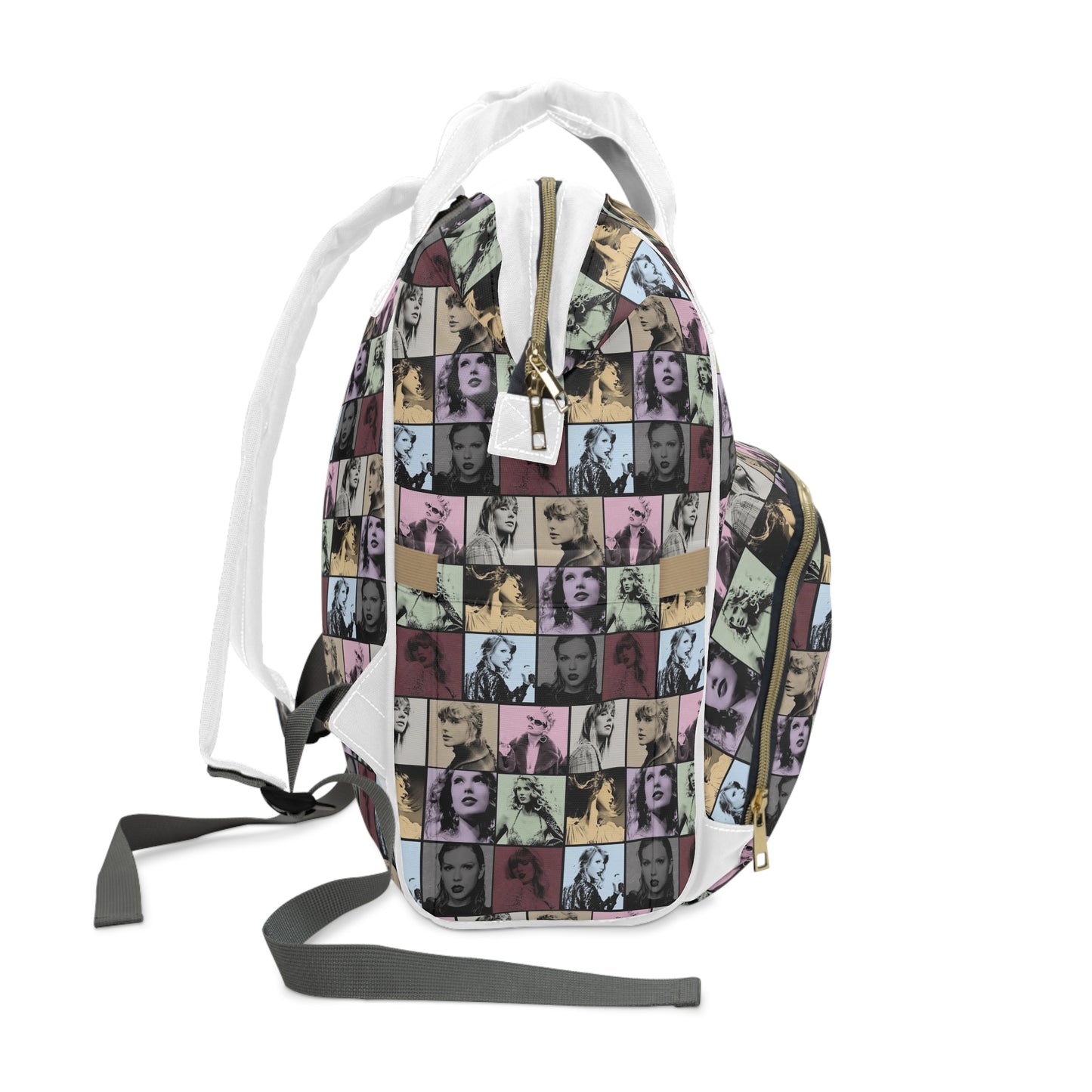 Taylor Swift Eras Collage Multifunctional Diaper Backpack