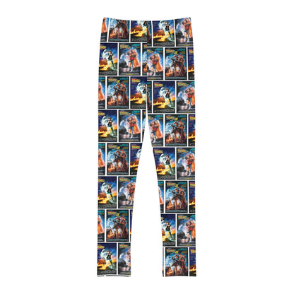 Back To The Future Movie Posters Collage Youth Leggings