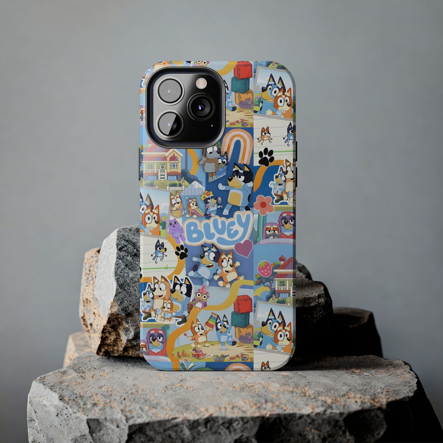 Bluey Playtime Collage Tough Phone Cases