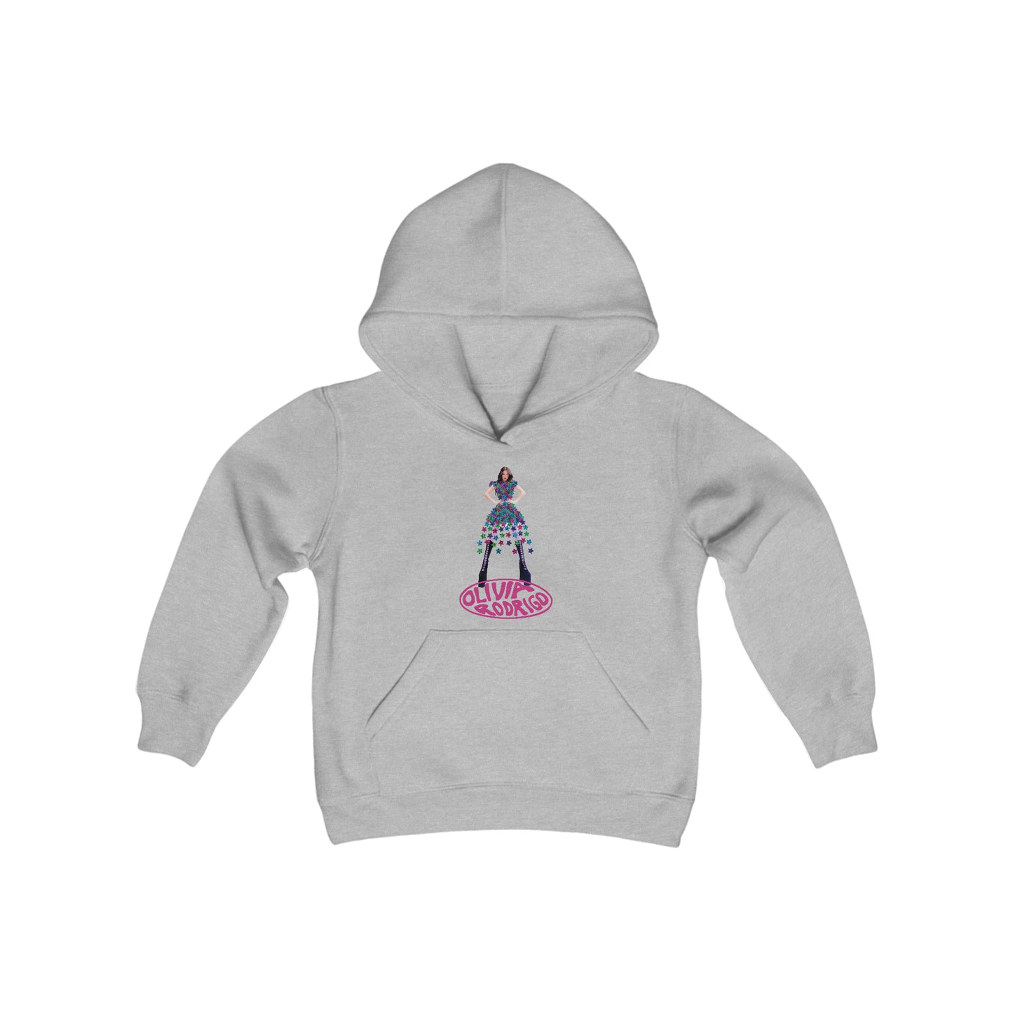 Olivia Rodrigo Hits Magazine Cover Youth Hooded Sweatshirt