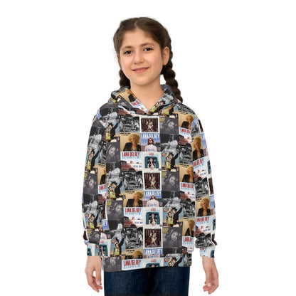 Lana Del Rey Album Cover Collage Kid's Hoodie