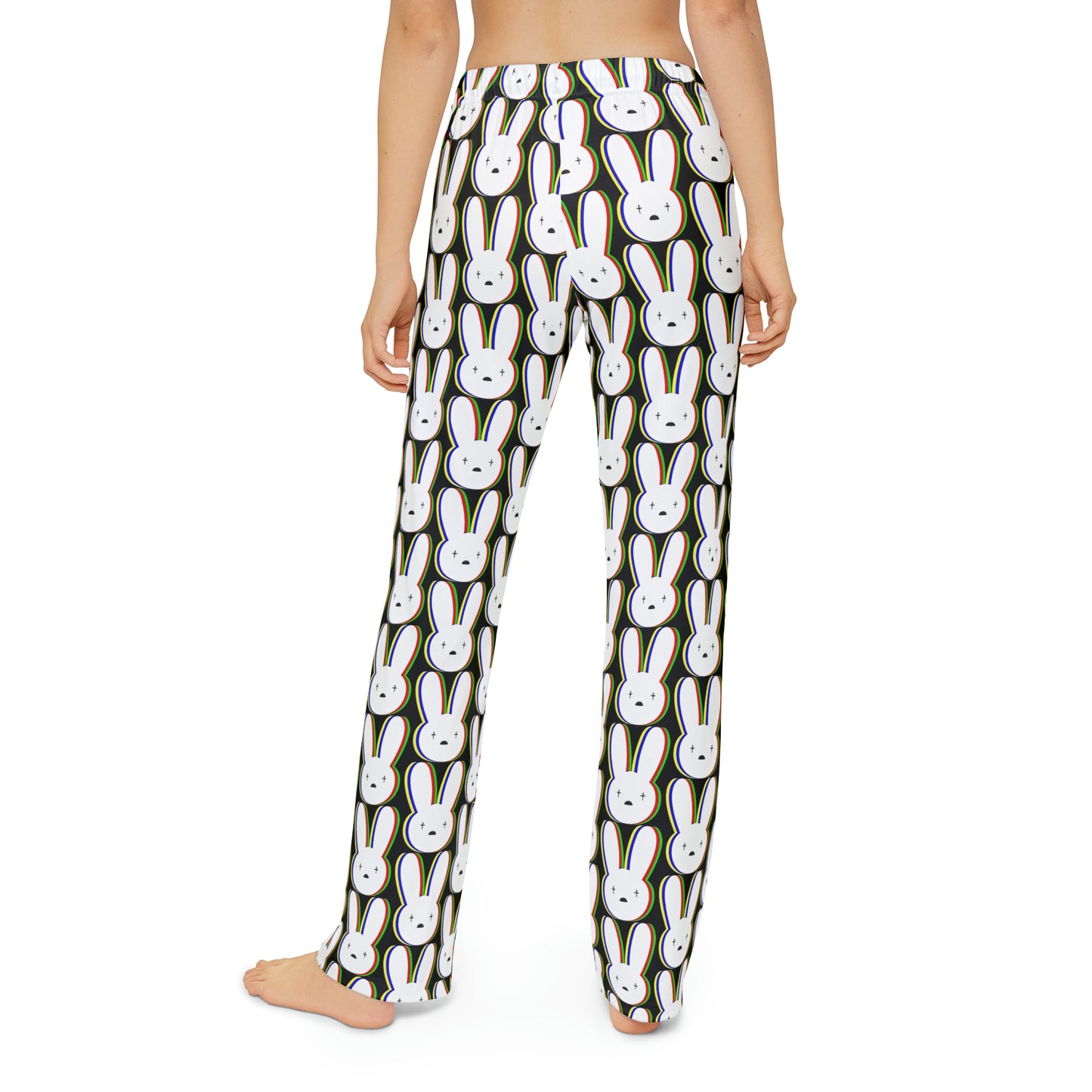 Bad Bunny Logo Pattern Kids Pajama Pants