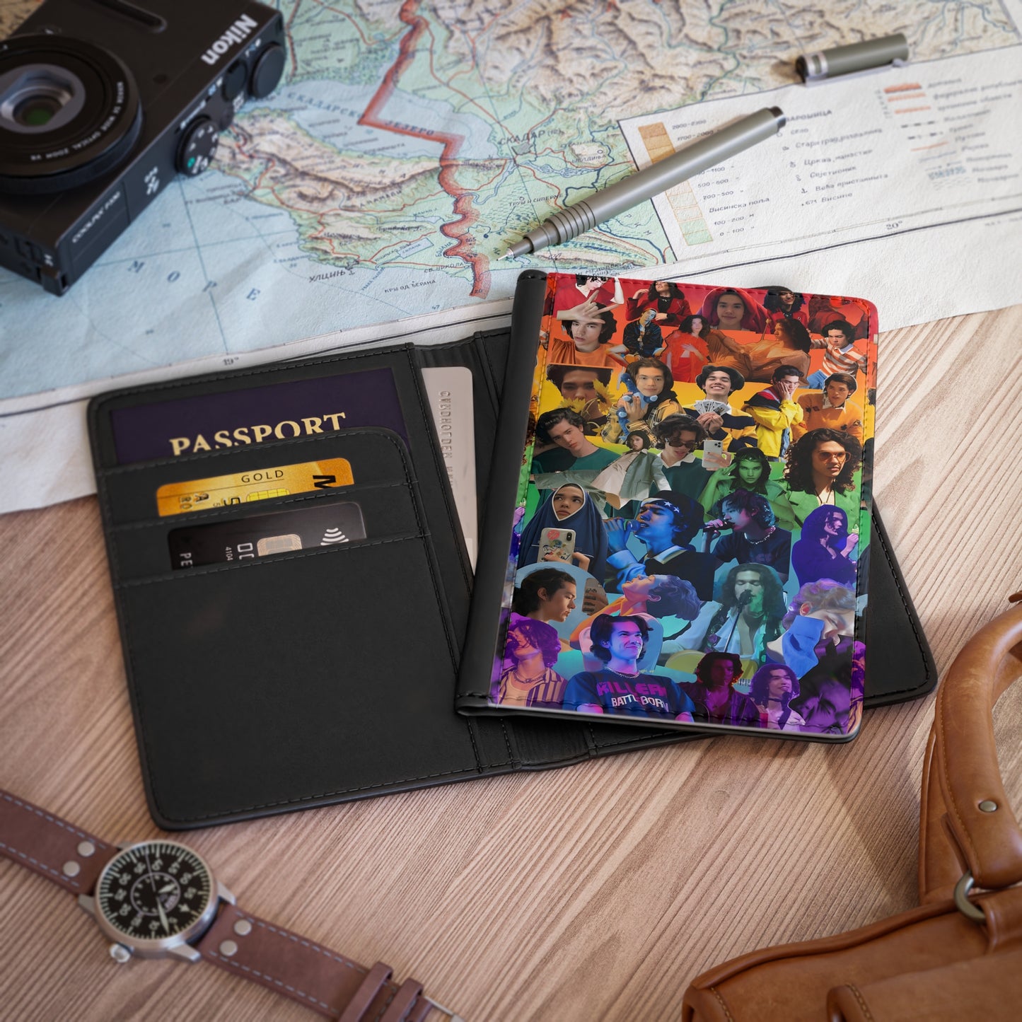 Conan Grey Rainbow Photo Collage Passport Cover