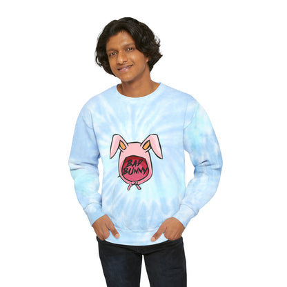 Bad Bunny Hoodie Logo Unisex Tie-Dye Sweatshirt