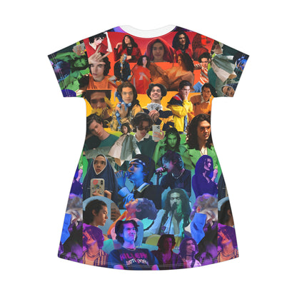 Conan Grey Rainbow Photo Collage T-Shirt Dress