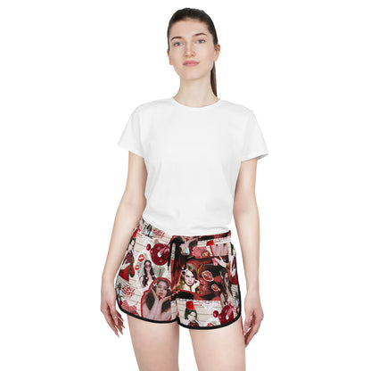 Lana Del Rey Cherry Coke Collage Women's Relaxed Shorts