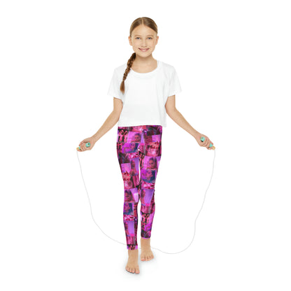 Ariana Grande 7 Rings Collage Youth Leggings