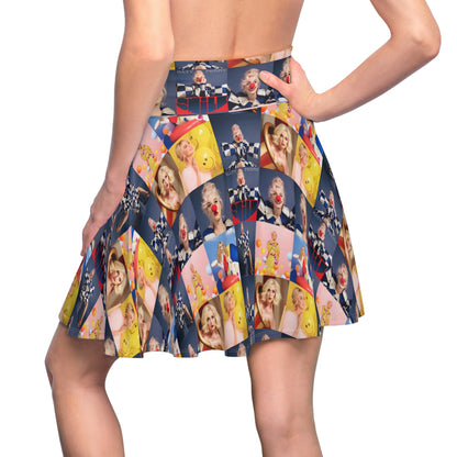 Katy Perry Smile Mosaic Women's Skater Skirt