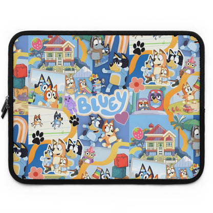 Bluey Playtime Collage Laptop Sleeve