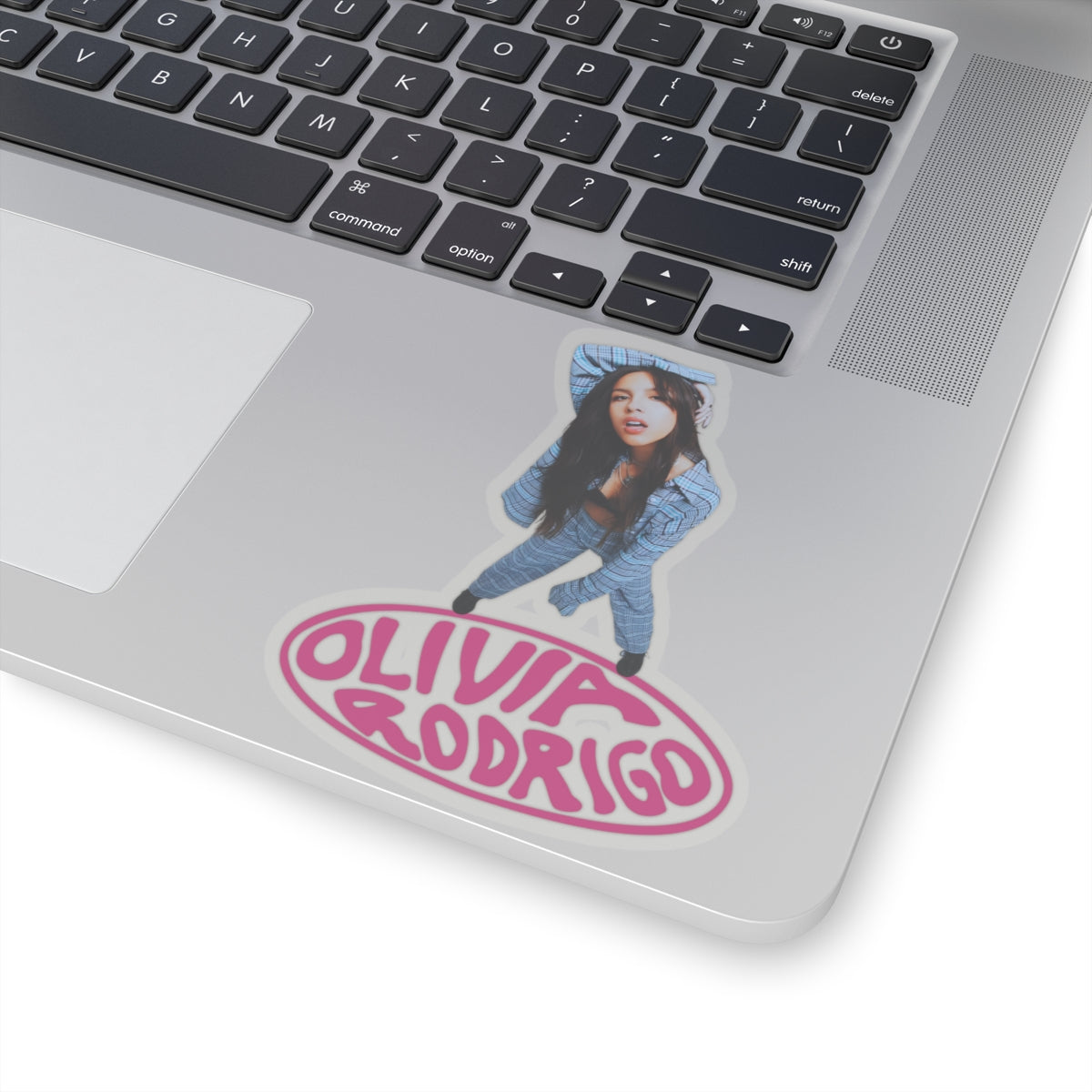 Olivia Rodrigo Look Up Pose Logo Kiss-Cut Sticker