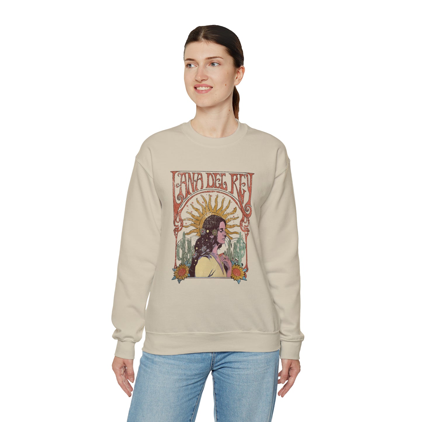 Lana Del Rey Vintage Artwork Unisex Heavy Blend Crewneck Sweatshirt