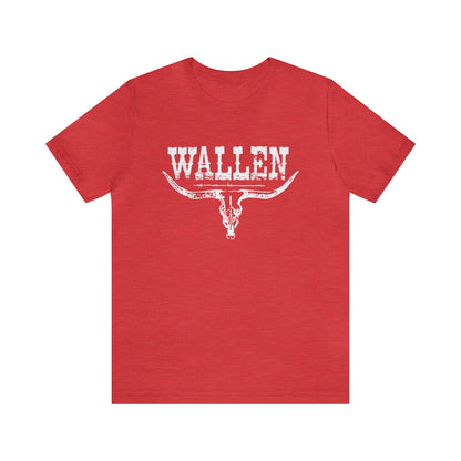 Morgan Wallen White Logo Unisex Jersey Short Sleeve Tee Shirt