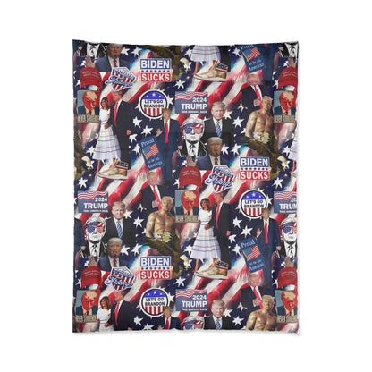 Donald Trump 2024 MAGA Montage Comforter