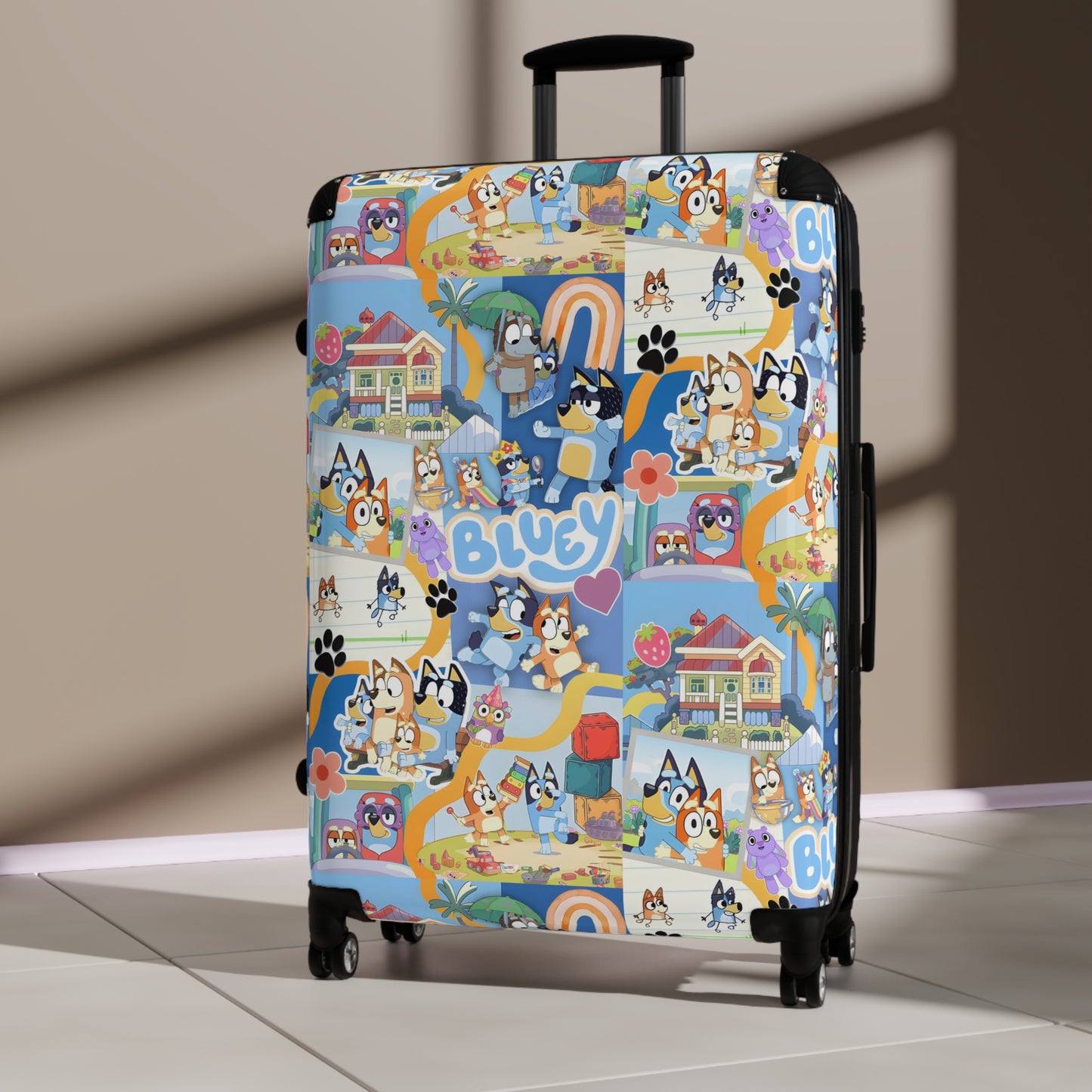 Bluey Playtime Collage Suitcase