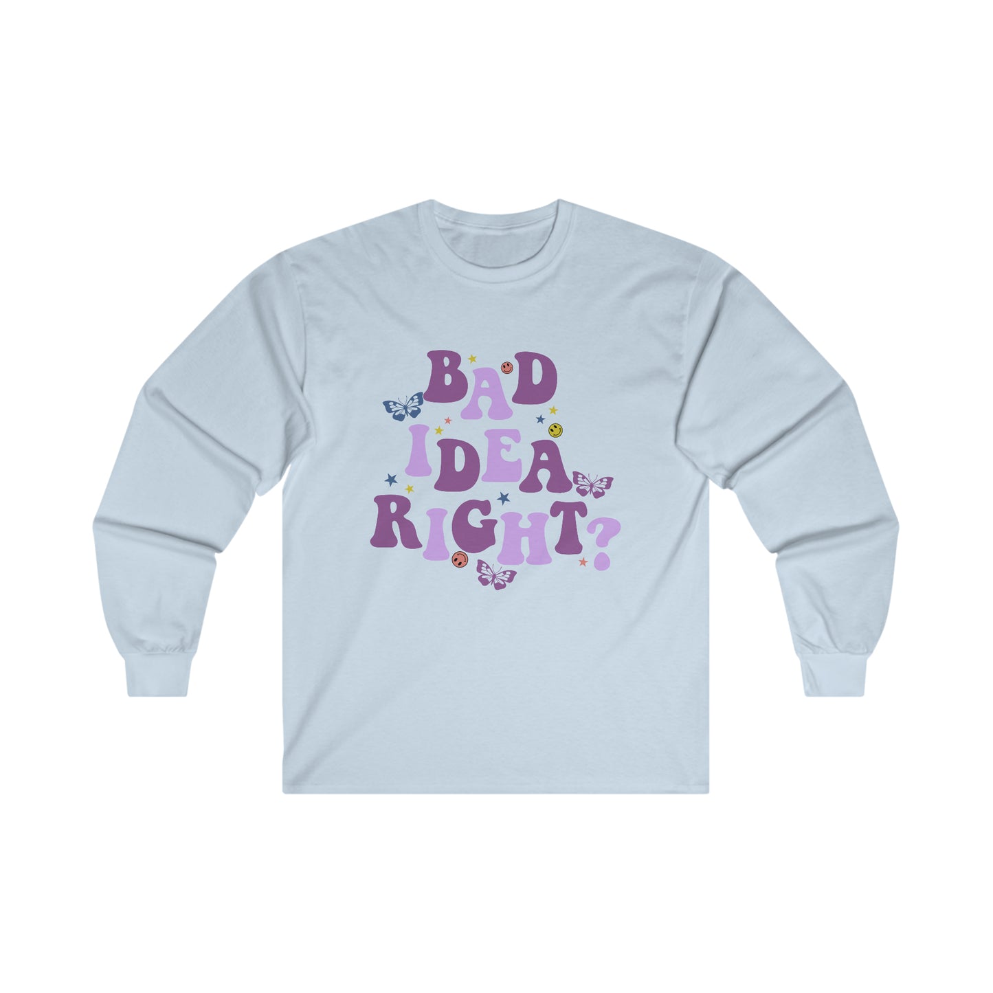 Olivia Rodrigo Bad Idea Right? Ultra Cotton Long Sleeve Tee Shirt