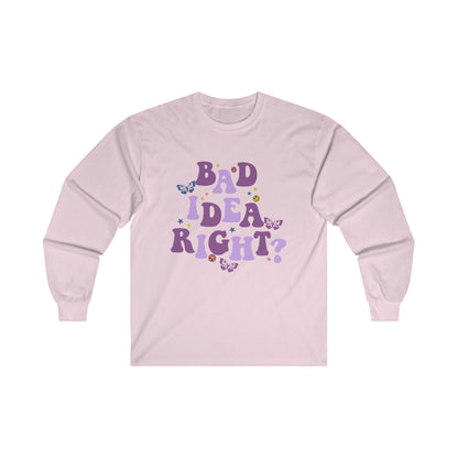 Olivia Rodrigo Bad Idea Right? Ultra Cotton Long Sleeve Tee Shirt