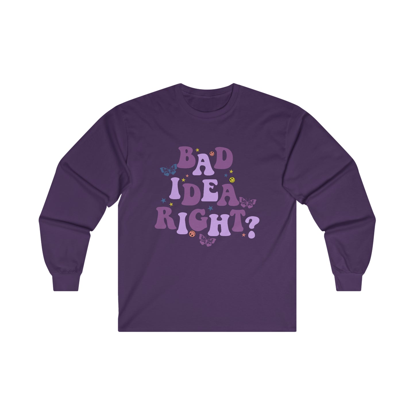 Olivia Rodrigo Bad Idea Right? Ultra Cotton Long Sleeve Tee Shirt