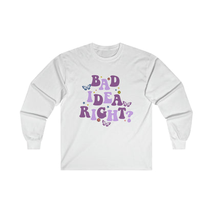 Olivia Rodrigo Bad Idea Right? Ultra Cotton Long Sleeve Tee Shirt