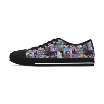 Olivia Rodrigo Album Cover Art Collage Women's Low Top Sneakers