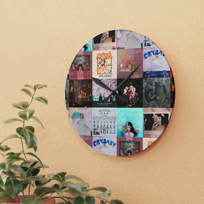 Melanie Martinez Album Art Collage Acrylic Wall Clock