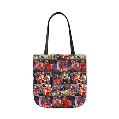 Kansas City Chiefs Superbowl LVIII Championship Victory Collage Polyester Canvas Tote Bag