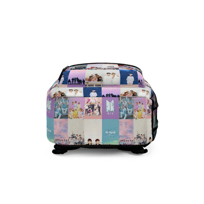 BTS Pastel Aesthetic Collage Backpack