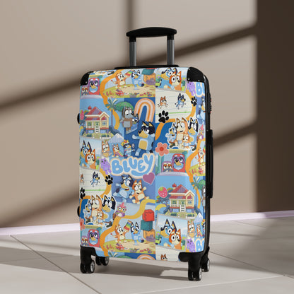 Bluey Playtime Collage Suitcase