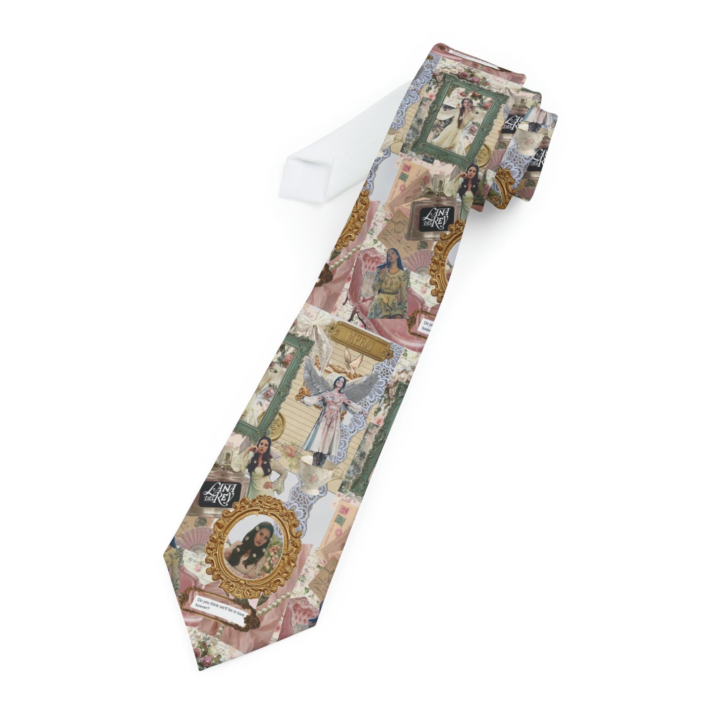 Lana Del Rey Victorian Collage Neck Tie