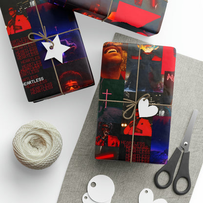 The Weeknd Heartless Nightmares Collage Gift Wrapping Paper