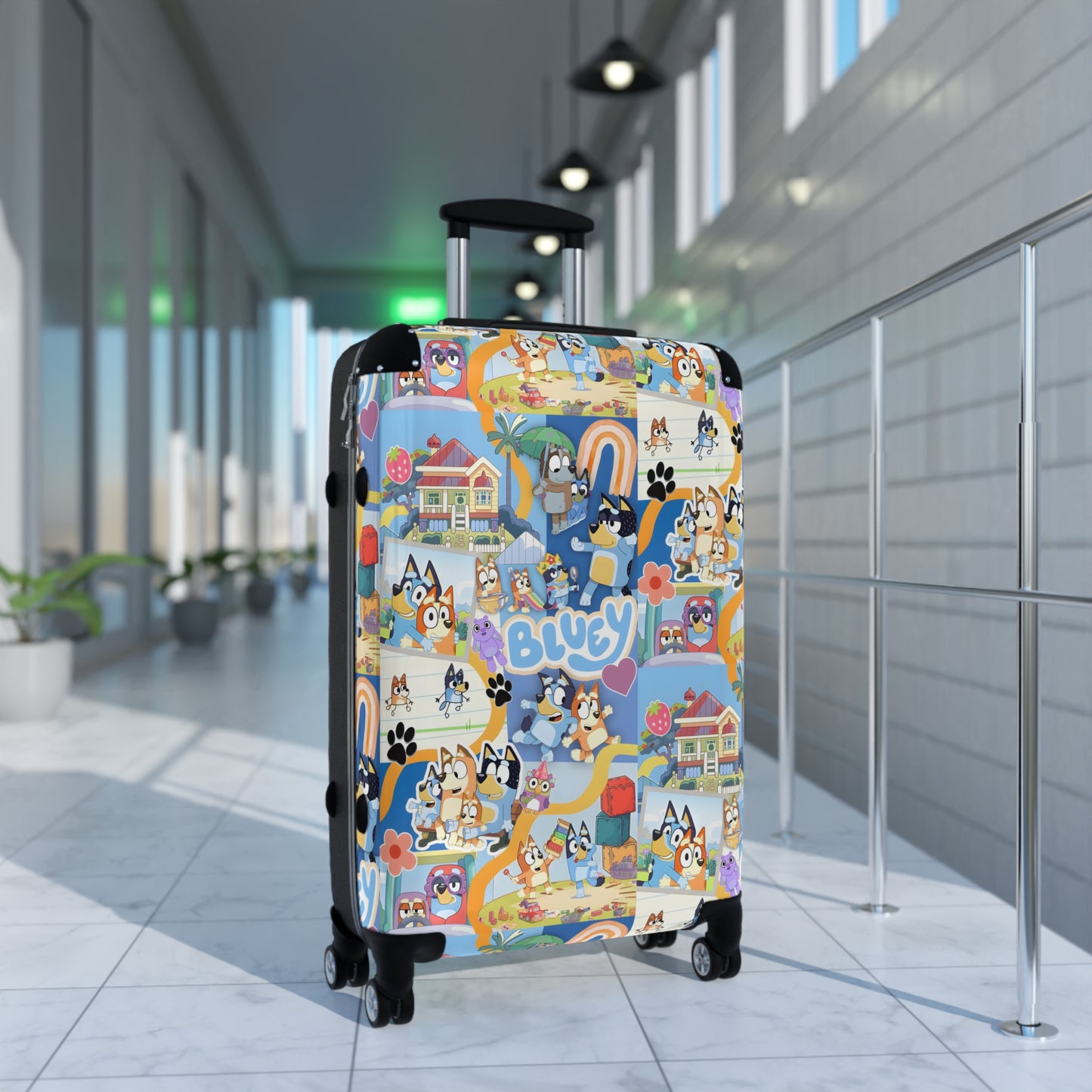 Bluey Playtime Collage Suitcase