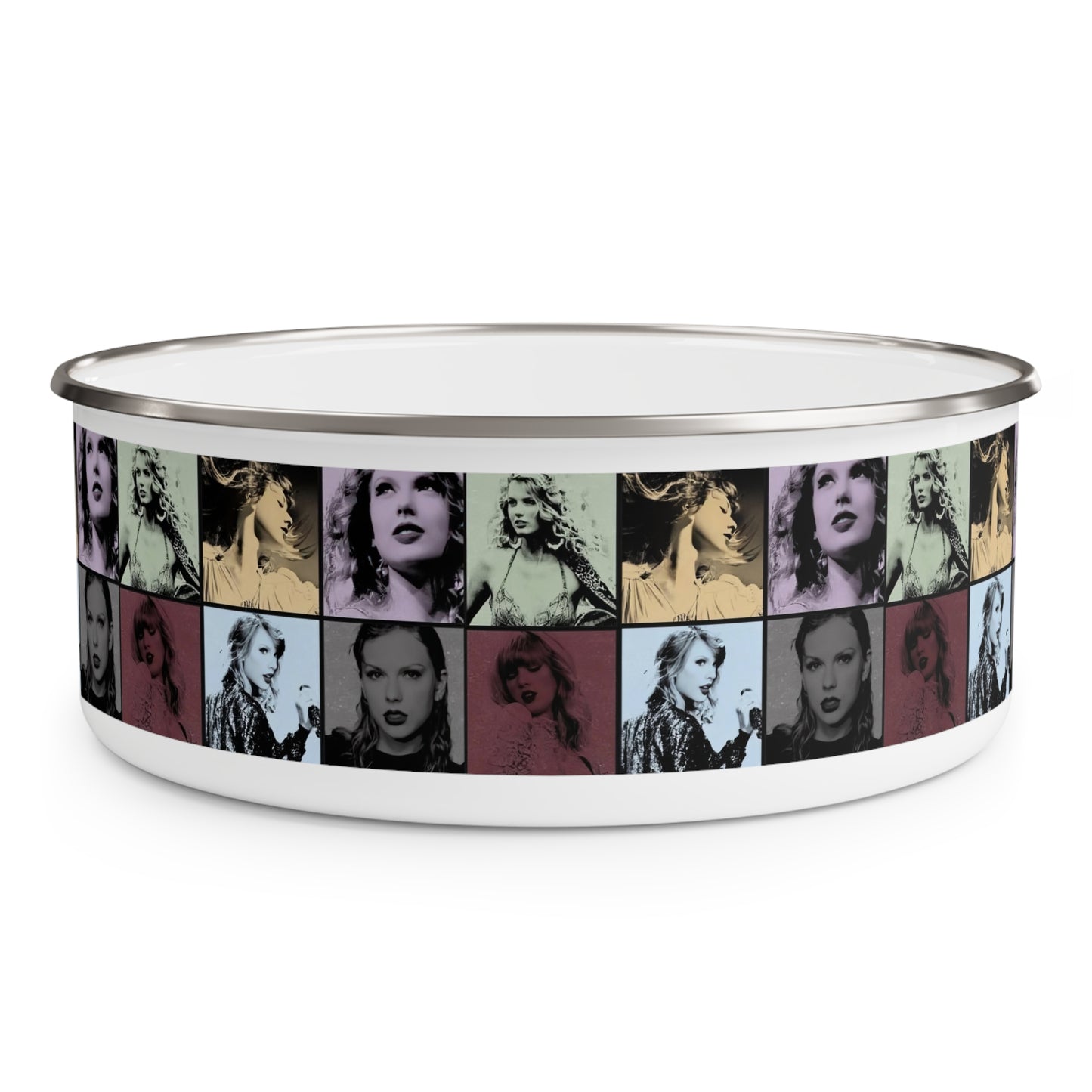 Taylor Swift Eras Collage Enamel Bowl