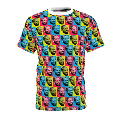 Drake Colored Checker Faces Unisex Tee Shirt