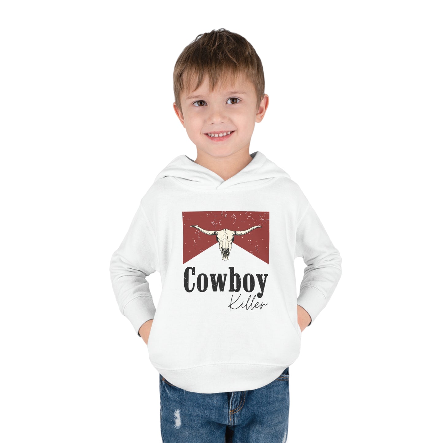 Morgan Wallen Cowboy Killer Toddler Pullover Fleece Hoodie