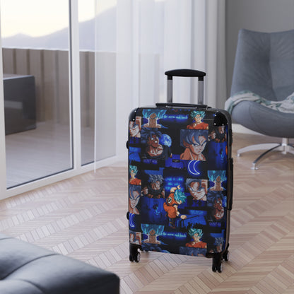 Dragon Ball Z Saiyan Moonlight Collage Suitcase