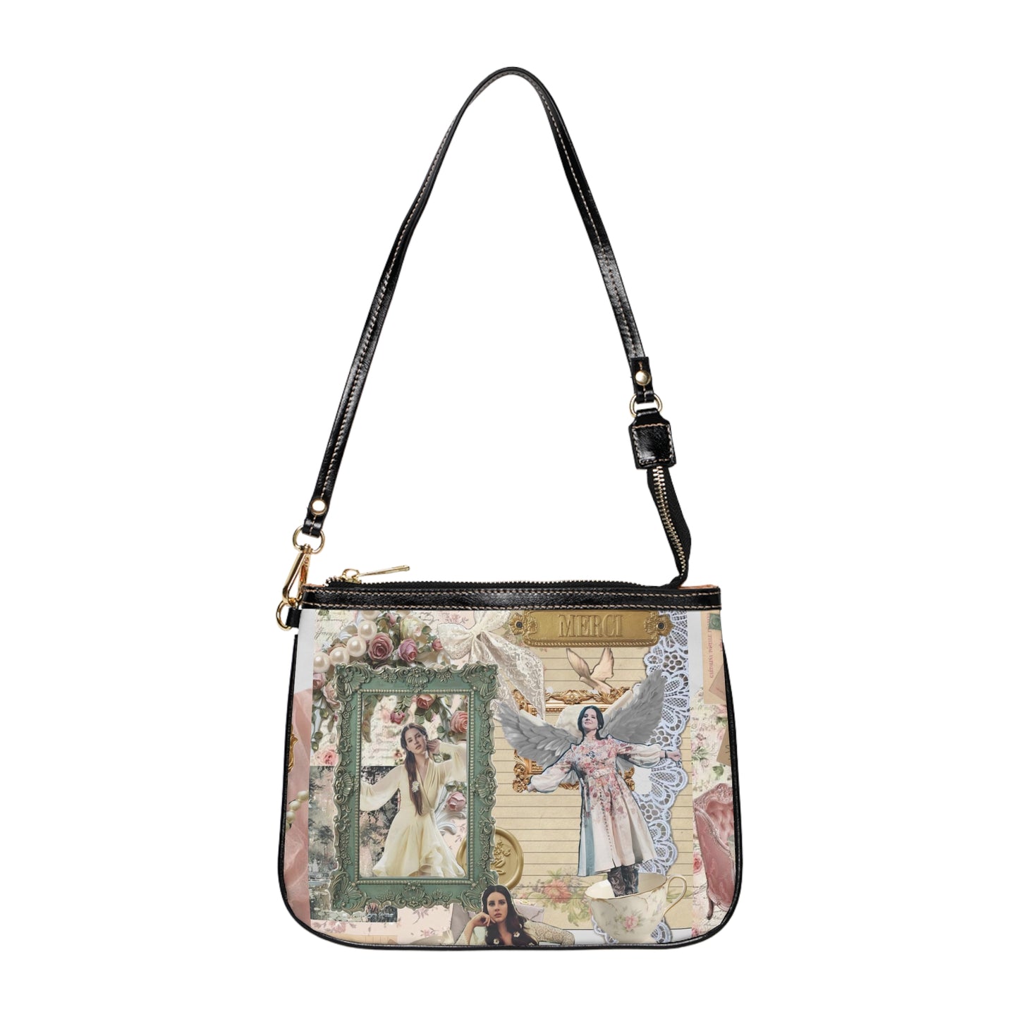 Lana Del Rey Victorian Collage Small Shoulder Bag