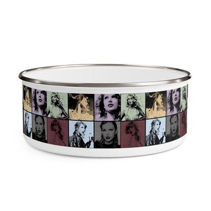 Taylor Swift Eras Collage Enamel Bowl