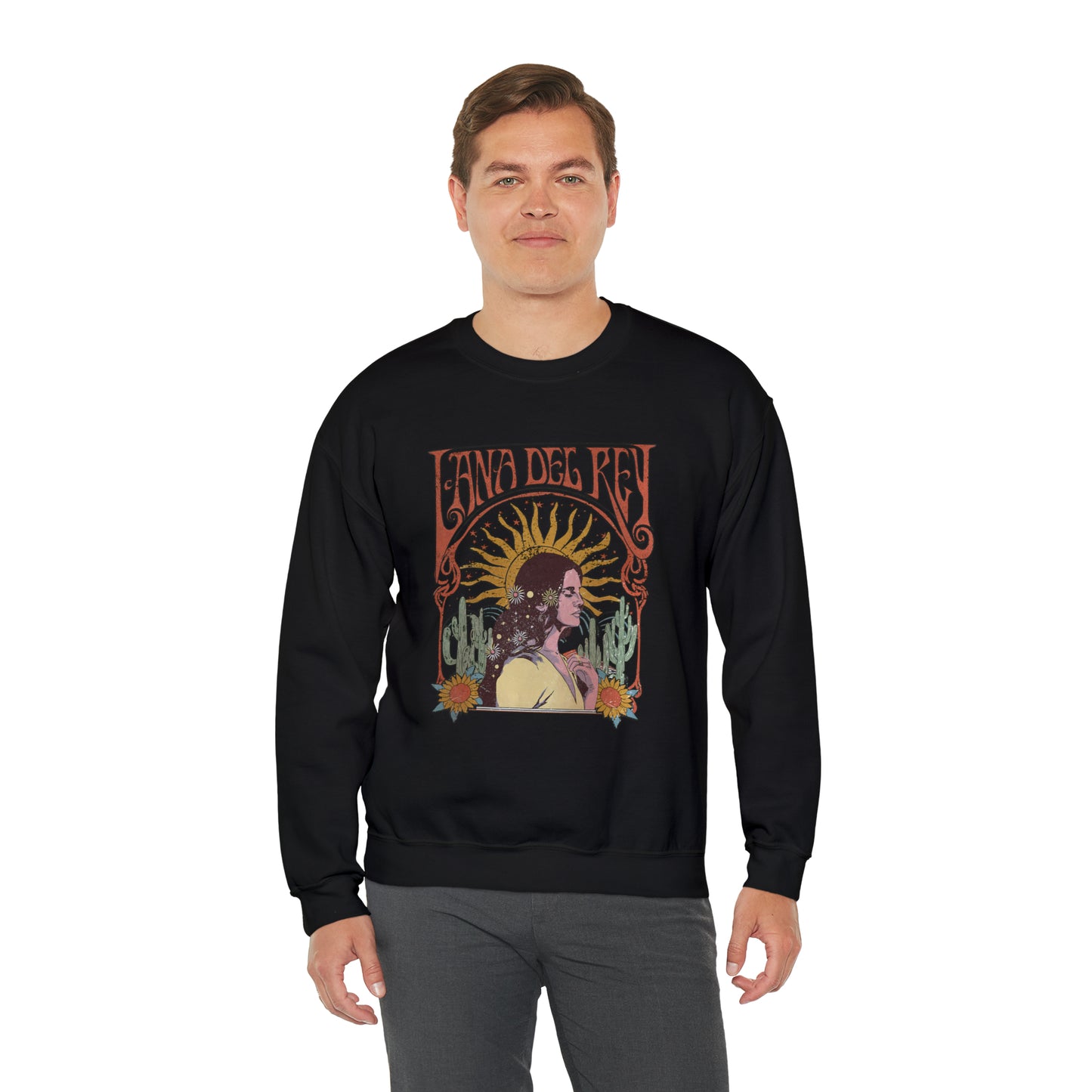 Lana Del Rey Vintage Artwork Unisex Heavy Blend Crewneck Sweatshirt