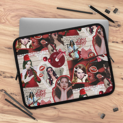 Lana Del Rey Cherry Coke Collage Laptop Sleeve