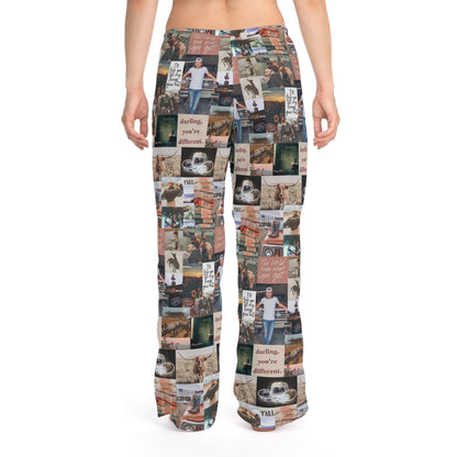 Morgan Wallen Darling You're Different Collage Women's Pajama Pants